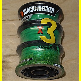 3 Stck 6 m x 2 mm Fadenspulen Black & Decker A6486 fr GL7033 - GL8033 - GL9035