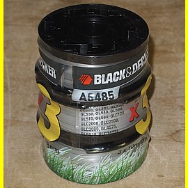 3 Stck 10 m x 1,5 mm Fadenspulen Black & Decker A6485 fr GL280 - GL301 - GL340 - GL530 + +